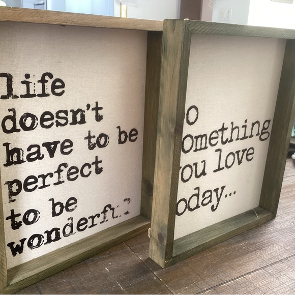 Set of 2 Inspirational Wall Art - Picture 4 of 6